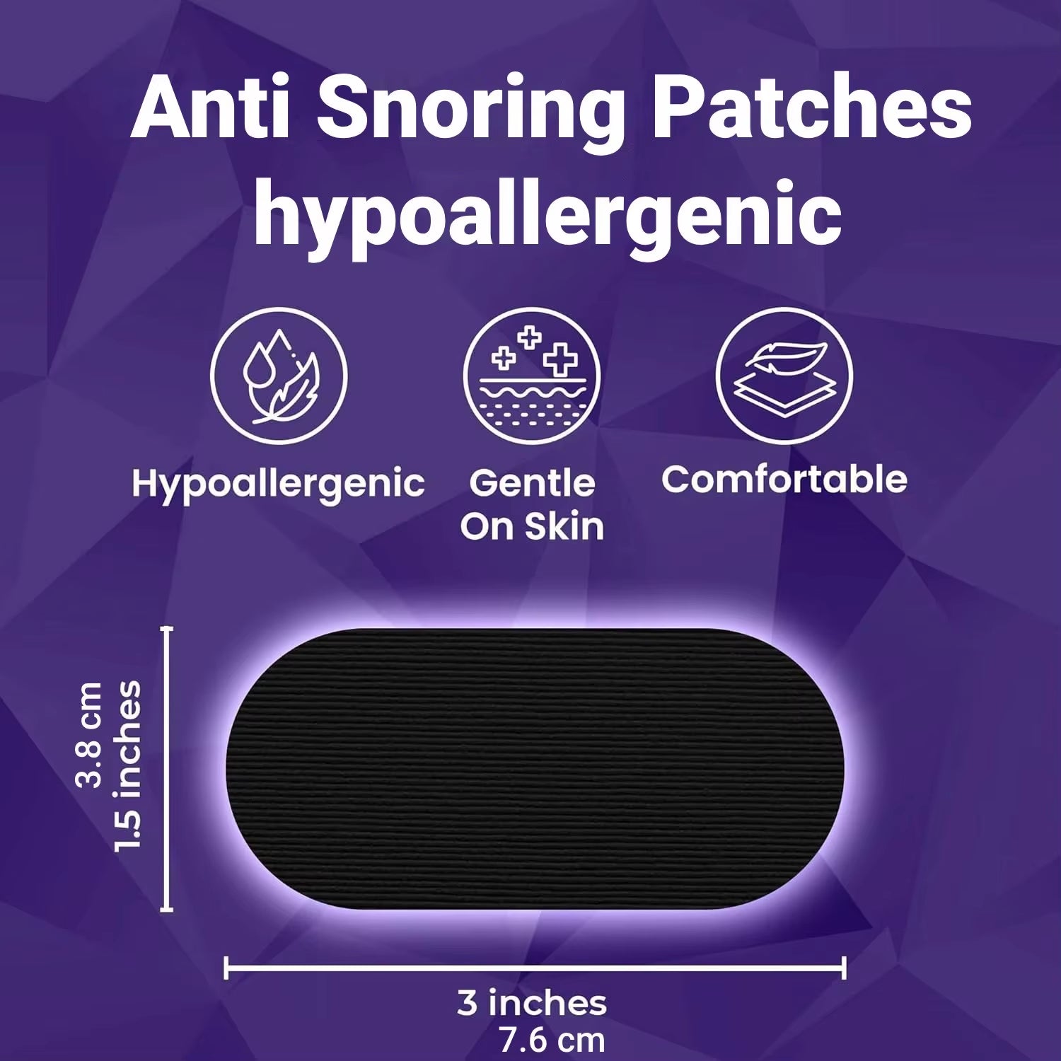 Bandes adhésives hypoallergiques pour la bouche pour le sommeil – Anti-ronflement, favorisent une meilleure respiration – Qualité médicale pour améliorer le sommeil et réduire les ronflement