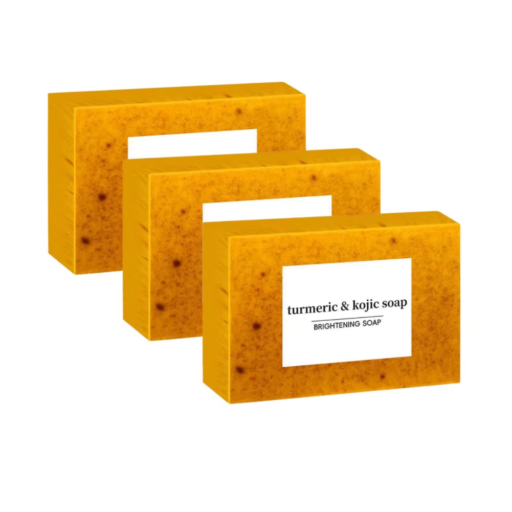 Savon artisanal au curcuma au citron et kojique