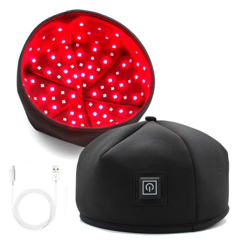 Casque de Thérapie par Lumière Rouge – LED Infrarouge pour la Croissance des Cheveux