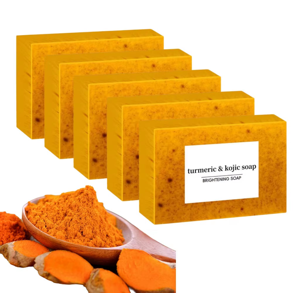 Savon artisanal au curcuma au citron et kojique