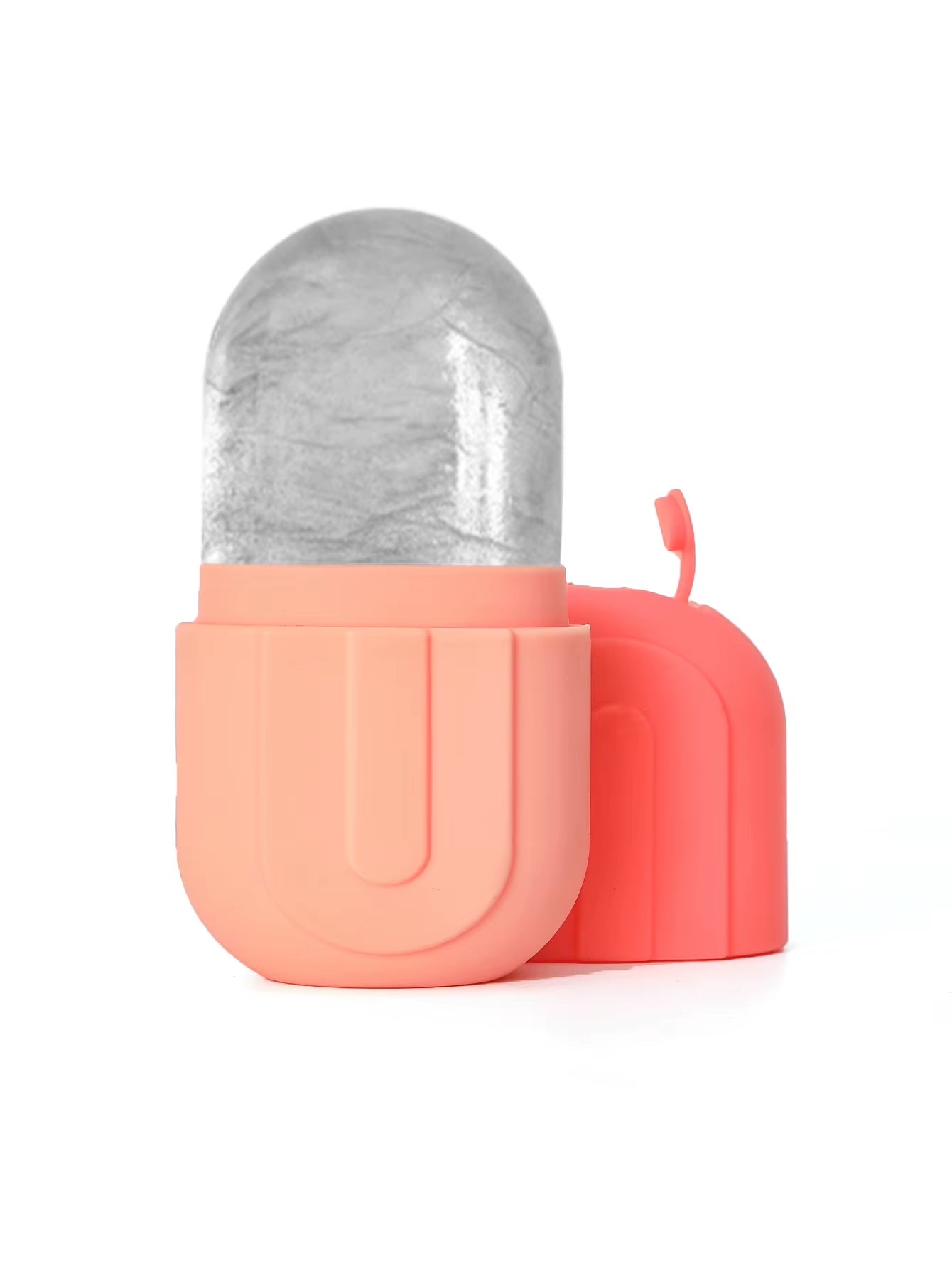 Rouleau glacé pour le visage et les yeux – Massueur facial pour les soins de la peau – Moule à glace en silicone réutilisable pour une peau fraîche et tonifiée.