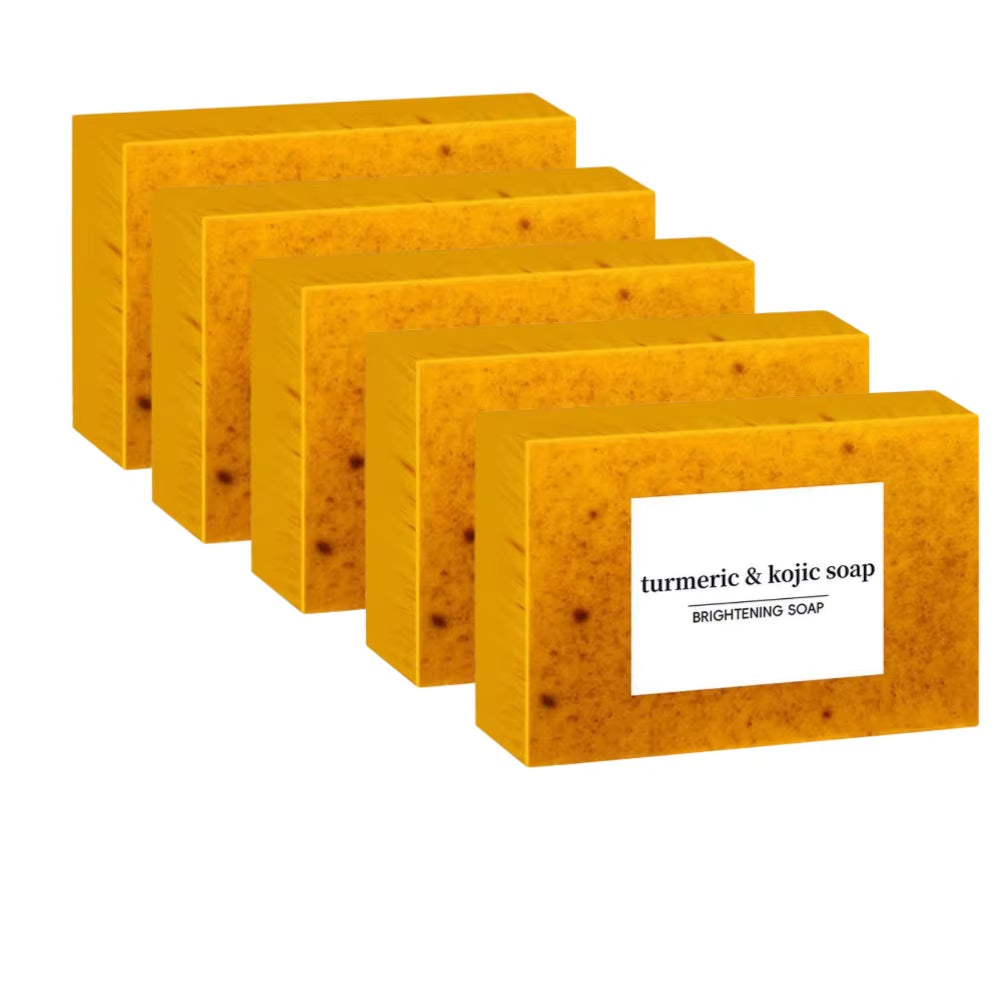 Savon artisanal au curcuma au citron et kojique