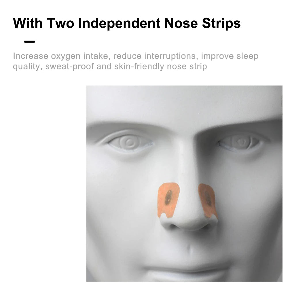 30/50/100/200 pièces – Patchs nasaux avec aimant – Bandes nasales magnétiques à effet ventouse pour améliorer la respiration, la qualité du sommeil et réduire les ronflements.