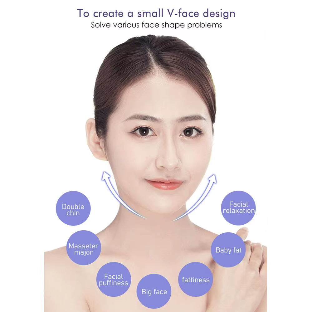 Bande de Raffermissement Menton & Joues – Masque V-Lift pour Visage